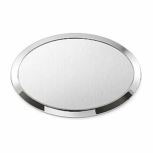 Oval Metal Yaka İsimliği (gümüş)