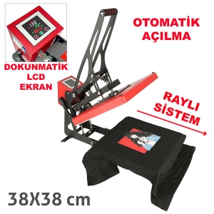 - Otomatik Transfer Baskı Presi 38x38 cm (1) - Otomatik Transfer Baskı Presi 38x38 cm (1)
