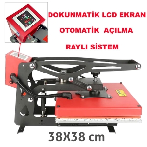 Otomatik Transfer Baskı Presi 38x38 cm - 3