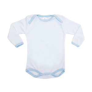 - Pamuk Polyester Bebek Zıbını - Mavi Biyeli  - Pamuk Polyester Bebek Zıbını - Mavi Biyeli