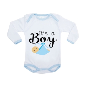 - Pamuk Polyester Bebek Zıbını - Mavi Biyeli (1)  - Pamuk Polyester Bebek Zıbını - Mavi Biyeli (1)