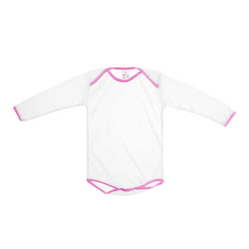 - Pamuk Polyester Bebek Zıbını - Pembe Biyeli  - Pamuk Polyester Bebek Zıbını - Pembe Biyeli