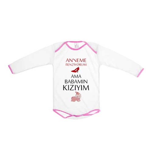 - Pamuk Polyester Bebek Zıbını - Pembe Biyeli (1)  - Pamuk Polyester Bebek Zıbını - Pembe Biyeli (1)