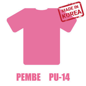 Pembe PU Tekstil Transfer Folyosu - 51 cm x 1 metre (1)