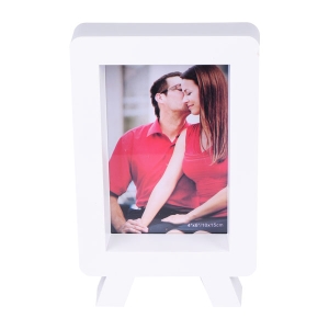 - Tekli Plastik Ayaklı Dikey 10x15 cm Fotoğraf Çerçevesi - Beyaz  - Tekli Plastik Ayaklı Dikey 10x15 cm Fotoğraf Çerçevesi - Beyaz