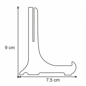 - Plastik 9 cm Teşhir Ayağı No :1 (1)  - Plastik 9 cm Teşhir Ayağı No :1 (1)