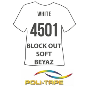Poli Tape Block Out Soft Beyaz Tekstil Transfer Folyosu - 51 cm x 1 metre