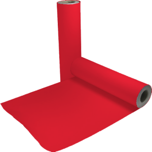 Poli Tape Kırmızı Tekstil Transfer Folyosu - 51 cm x 1 metre (1)