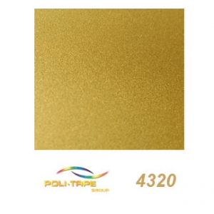 Poli Tape Metalik Altın Tekstil Transfer Folyosu - 51 cm x 1 metre