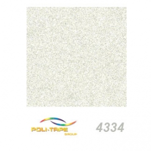 Poli Tape Glitter Beyaz Tekstil Transfer Folyosu - 51 cm x 1 metre