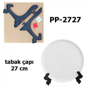 - Sublimasyon Porselen Tabak 27cm  - Sublimasyon Porselen Tabak 27cm