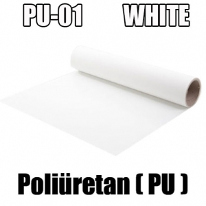 Beyaz PU Tekstil Transfer Folyosu - 51 cm x 1 metre (1)