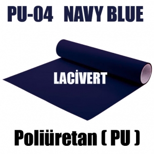 Navy Lacivert PU Tekstil Transfer Folyosu - 51 cm x 1 metre (1)