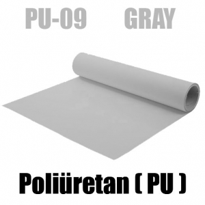 Gri PU Tekstil Transfer Folyosu - 51 cm x 1 metre (1)
