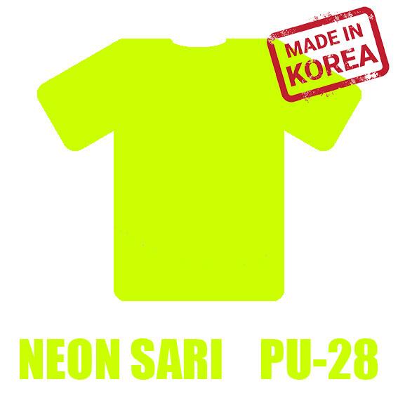 Neon PU Tekstil Transfer Folyosu - 51 cm x 1 metre - 1
