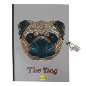 - Pug Dog Kilitli Anı Defteri  - Pug Dog Kilitli Anı Defteri