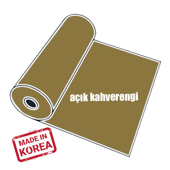 PVC Açık Kahverengi Tekstil Transfer Folyosu - 51 cm x 1 metre - 1