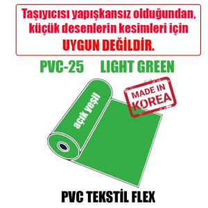 PVC Açık Yeşil Tekstil Transfer Folyosu - 51 cm x 1 metre (1)