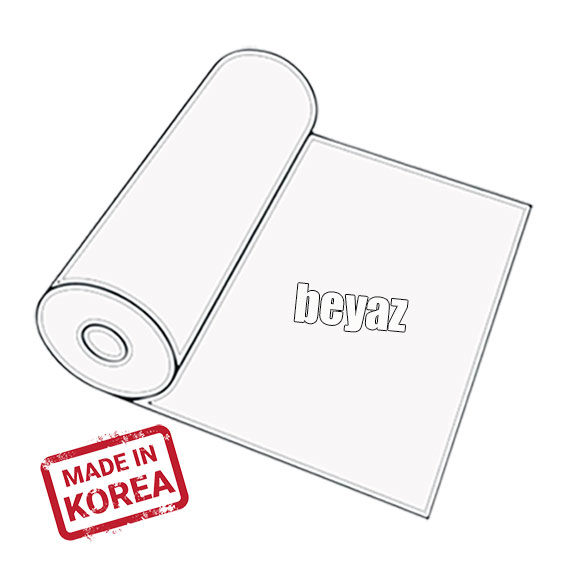 PVC Beyaz Tekstil Transfer Folyosu - 51 cm x 1 metre - 1