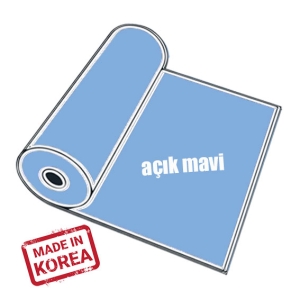 PVC Gök Mavi (Sky Blue) Tekstil Transfer Folyosu - 51 cm x 1 metre