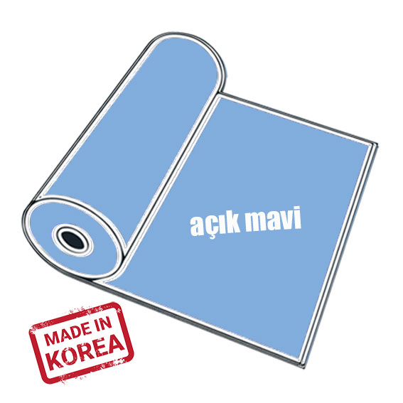 PVC Gök Mavi (Sky Blue) Tekstil Transfer Folyosu - 51 cm x 1 metre - 1
