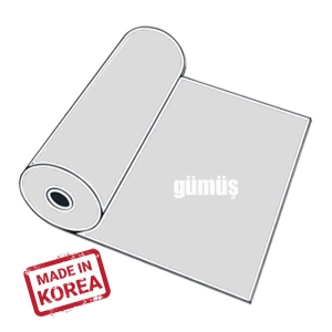 PVC Mat Gümüş Tekstil Transfer Folyosu - 51 cm x 1 metre
