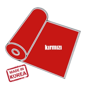 PVC Kırmızı Tekstil Transfer Folyosu - 51 cm x 1 metre