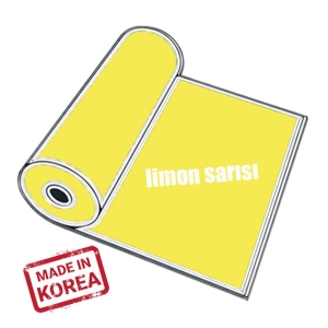 PVC Limon Sarı Tekstil Transfer Folyosu - 51 cm x 1 metre