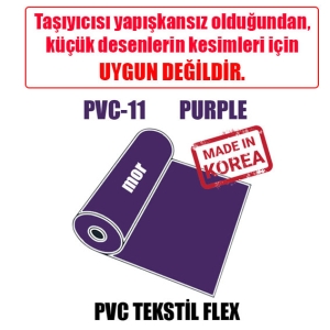 - PVC Mor (Purple) Flex / 51 cm x 1 metre (1)  - PVC Mor (Purple) Flex / 51 cm x 1 metre (1)