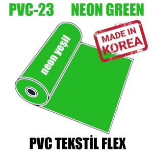 PVC Neon Yeşil Tekstil Transfer Folyosu - 51 cm x 1 metre (1)