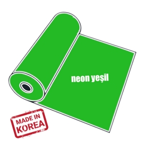 PVC Neon Yeşil Tekstil Transfer Folyosu - 51 cm x 1 metre