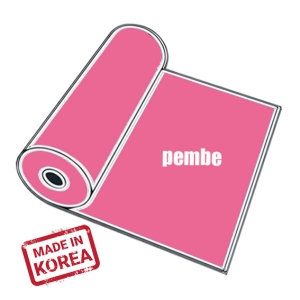 PVC Pembe Tekstil Transfer Folyosu - 51 cm x 1 metre