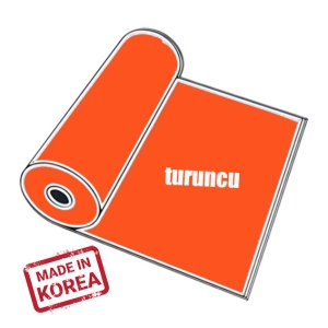 PVC Turuncu Tekstil Transfer Folyosu - 51 cm x 1 metre