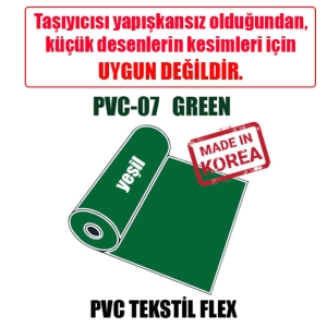 PVC Yeşil Tekstil Transfer Folyosu - 51 cm x 1 metre (1)
