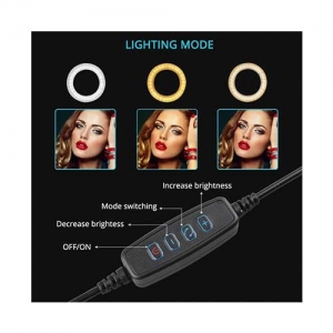  - Ring Light 11 inç Led Işık Youtuber Makyöz 2m Stand (1)