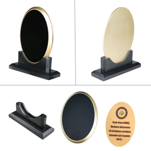  - Royal Sublimasyon Ahşap Plaket - Altın Metalli (1)