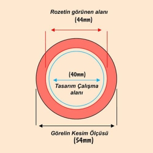 - Rozet Açacaklı Anahtarlık 44 mm (100 adet ) (1)  - Rozet Açacaklı Anahtarlık 44 mm (100 adet ) (1)