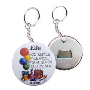 Rozet Açacaklı Anahtarlık 58 mm (100 adet ) - 3