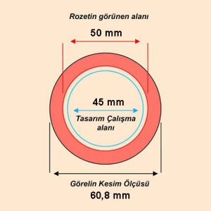 - Rozet İğneli 50 mm Metal Arkalıklı (100 adet) (1)  - Rozet İğneli 50 mm Metal Arkalıklı (100 adet) (1)