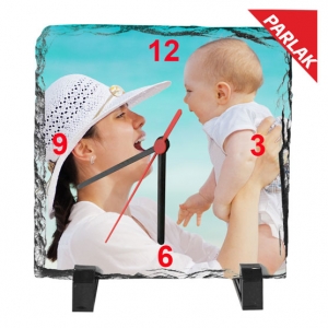 Sublimasyon Kare Taş Saat 20x20 cm - 3