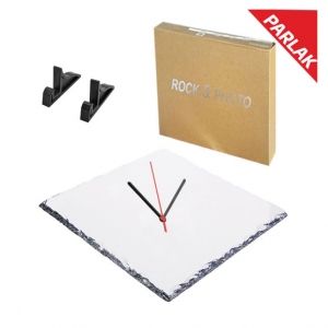 Sublimasyon Kare Taş Saat 20x20 cm - 6