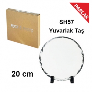 - Sublimasyon Yuvarlak Taş 20 cm (1)  - Sublimasyon Yuvarlak Taş 20 cm (1)
