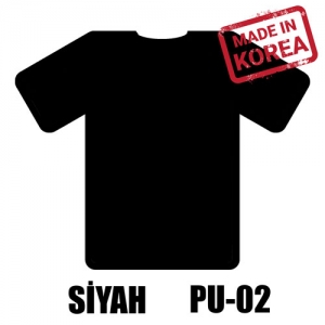 Siyah PU Flex Folyo 51 cm x 1 Metre - 3