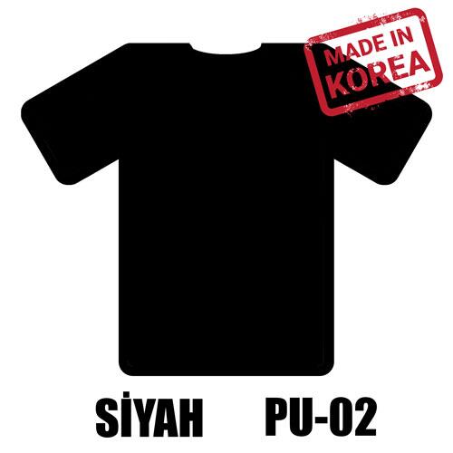 Siyah PU Flex Folyo 51 cm x 1 Metre - 3