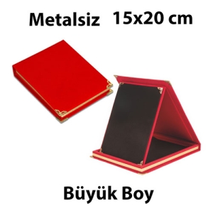 - Kırmızı Albüm Plaket 15x20 cm (metalsiz) (1)  - Kırmızı Albüm Plaket 15x20 cm (metalsiz) (1)