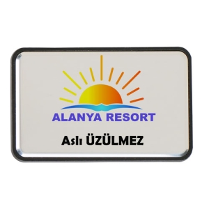 - SPX Dikdörtgen Metal Yaka İsimliği (aynalı gümüş) (1)  - SPX Dikdörtgen Metal Yaka İsimliği (aynalı gümüş) (1)