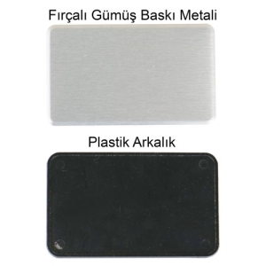 - SPX Dikdörtgen Metal Yaka İsimliği (fırçalı gümüş)  - SPX Dikdörtgen Metal Yaka İsimliği (fırçalı gümüş)