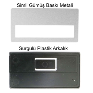 - SPX Logi Sürgülü Metal Yaka İsimliği (simli gümüş)  - SPX Logi Sürgülü Metal Yaka İsimliği (simli gümüş)