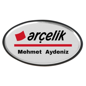 - SPX Oval Metal Yaka İsimliği (aynalı gümüş)  - SPX Oval Metal Yaka İsimliği (aynalı gümüş)