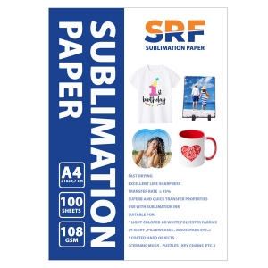 SRF - SRF Sublimasyon Sert Zemin Kağıdı A4 (100 adet)
